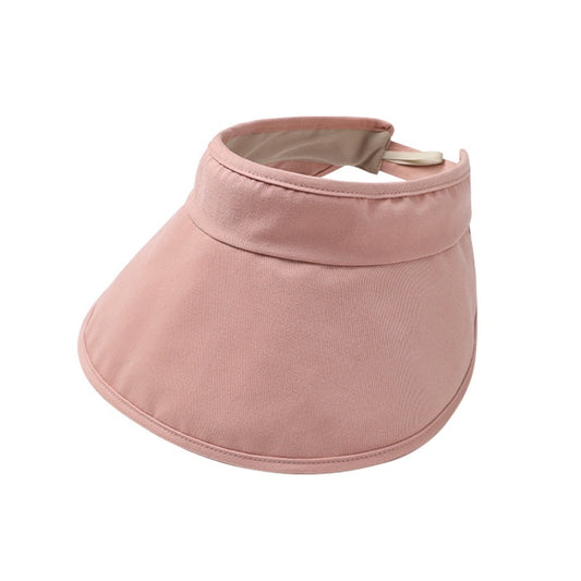 Cotton Foldable Sun Hat with Empty Top