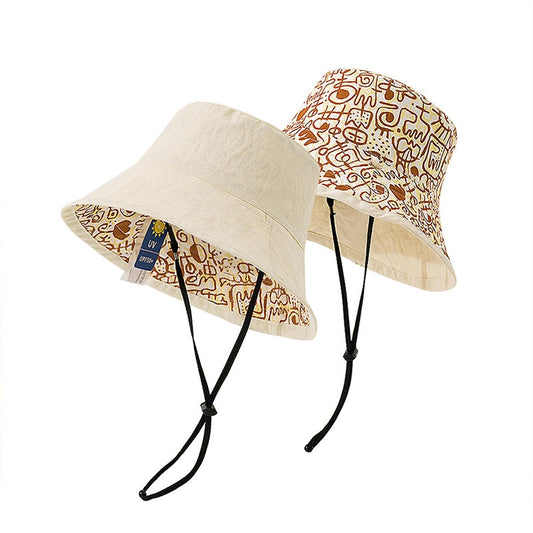 Double-Sided Printed Sun Hat Bucket Hat