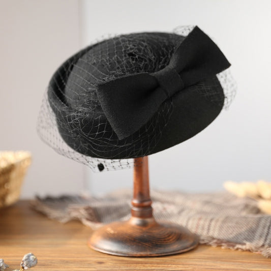 Stewardess Pillbox Hat with Veil