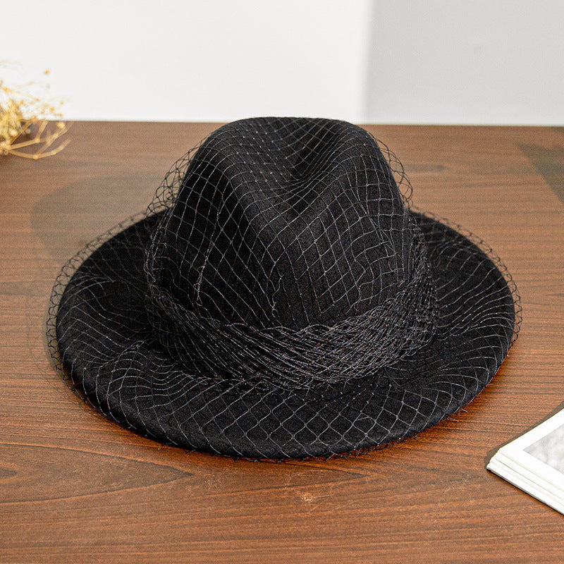 Felt Overlay Net Top Hat