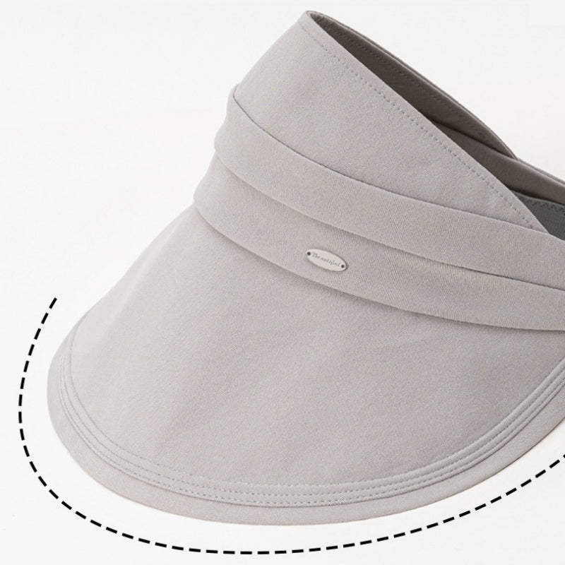 Lengthened and Widened Sun Hat with Empty Top