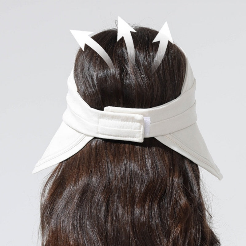 Lengthened and Widened Sun Hat with Empty Top