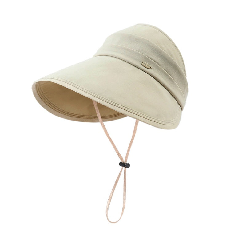 Lengthened and Widened Sun Hat with Empty Top